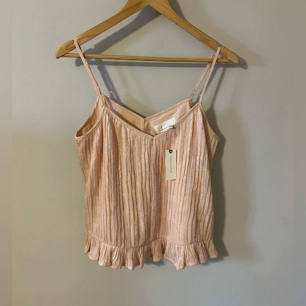 NWT Anthropologie Amelie Beaded Cami - Picture 6 of 14